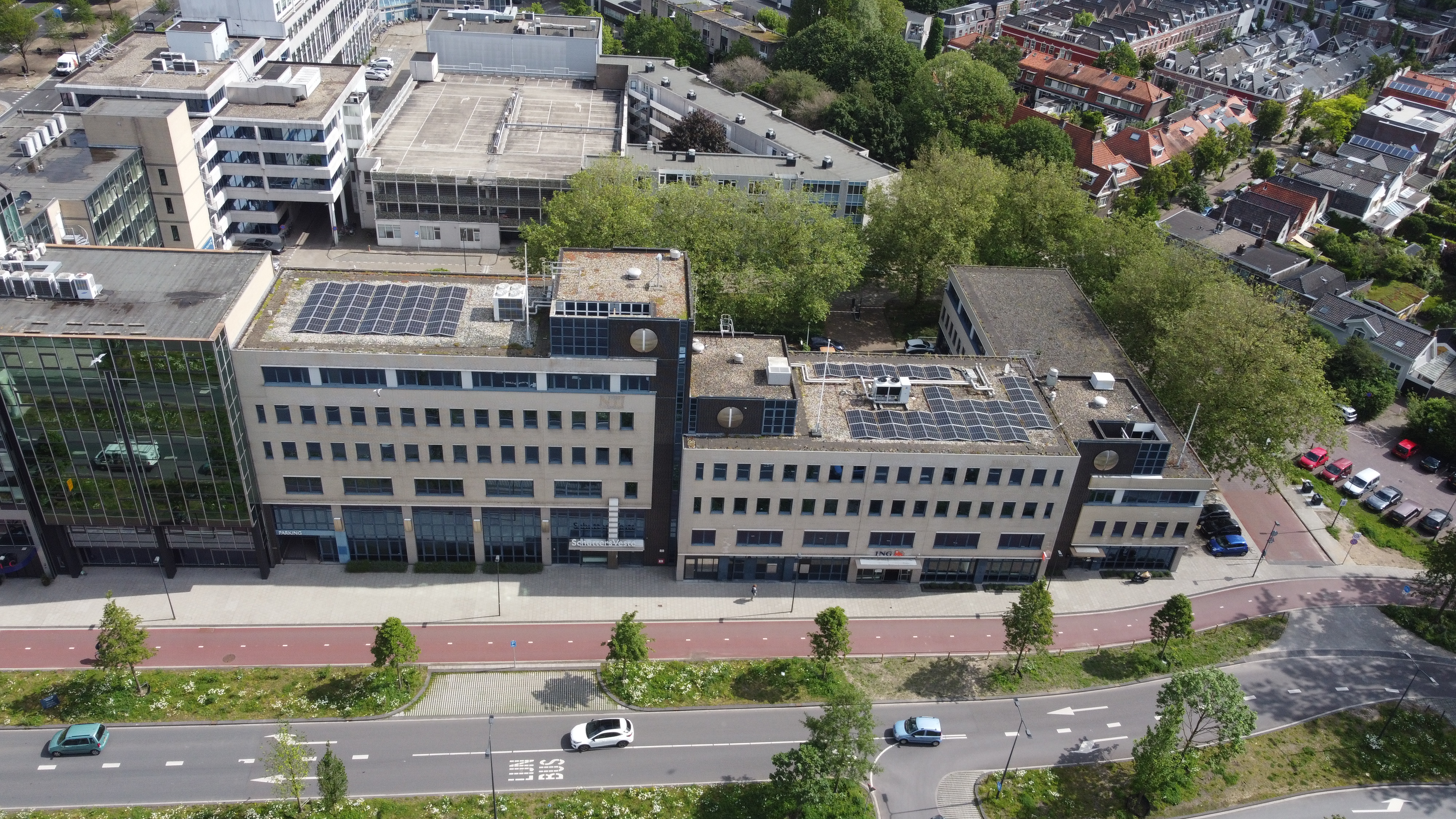 Zakelijke zonnepanelen die Zoncoalitie realiseerde voor POA