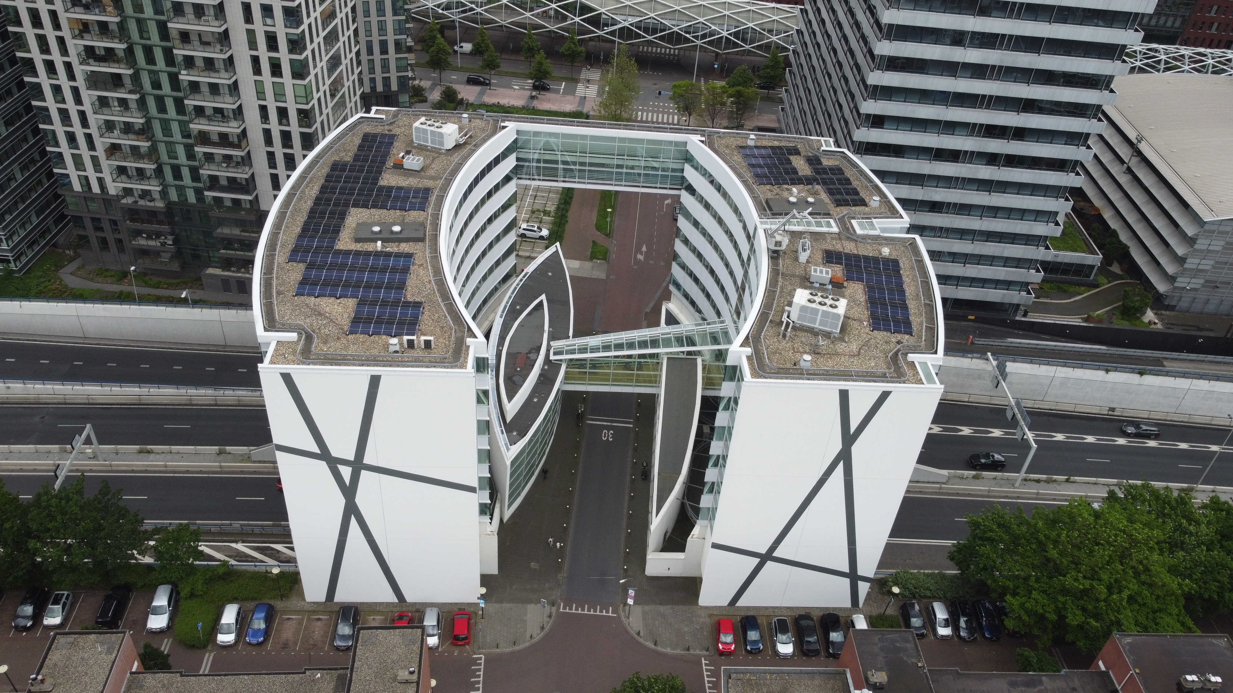 Zakelijke zonnepanelen die Zoncoalitie realiseerde voor POA